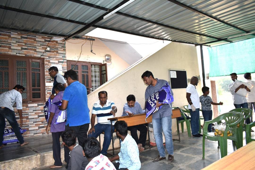 Activities with children at Friends Foundation, Hyderabad