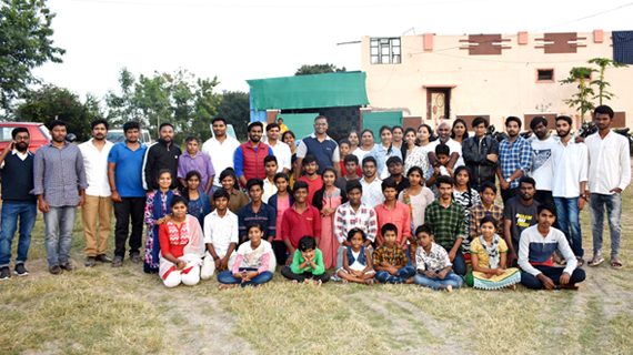 Boys at Vejbai Bal Nivas shelter in Hyderabad
