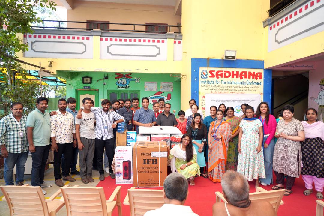Nigama Foundation team at Sadhana Institute for the Intellectually Challenged