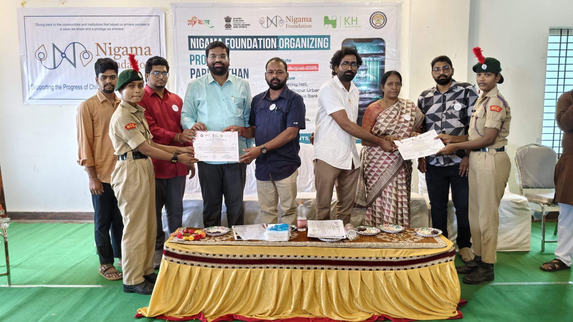 Project Parivarthan inauguration — Nigama Foundation organizing panel session